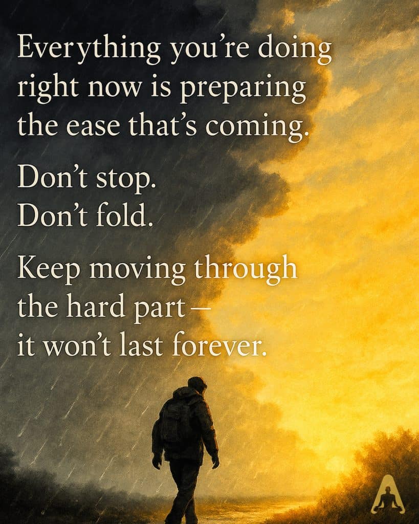 DaManIAm Light Message Motivation Spiritual Alignment, Keep moving forward through hard times, storm, rain, sun